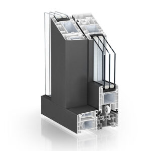 Mittelpartie anthrazitgrau